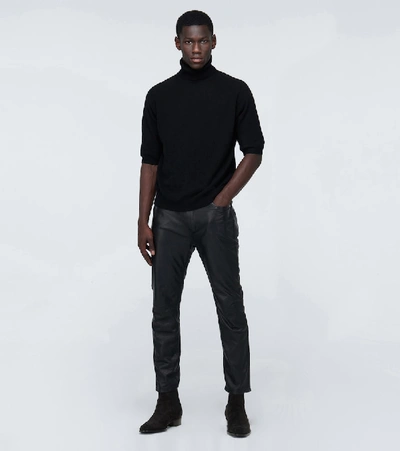 Saint Laurent Wyatt 30 Otterproof Chelsea Boot In Black