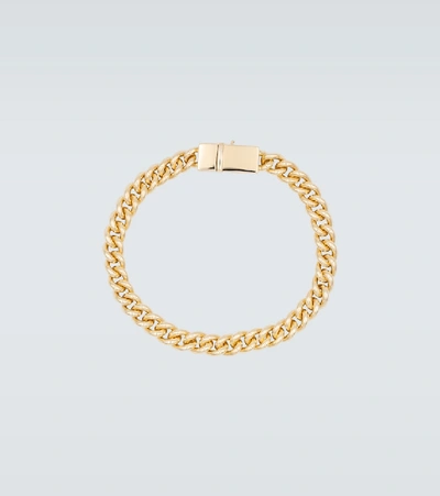 Shop Tom Wood Rounded Curb Gold-plated Bracelet