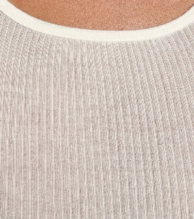 Shop Rick Owens Forever Basic Knit Tank Top In White
