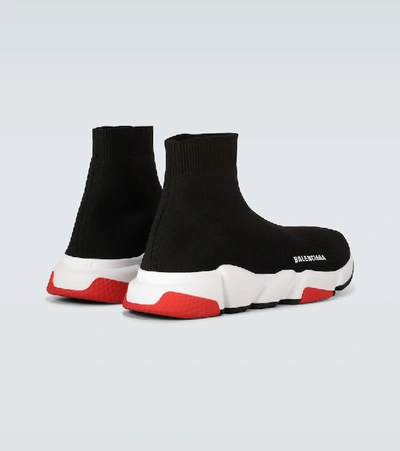 Shop Balenciaga Speed Sneakers In Black