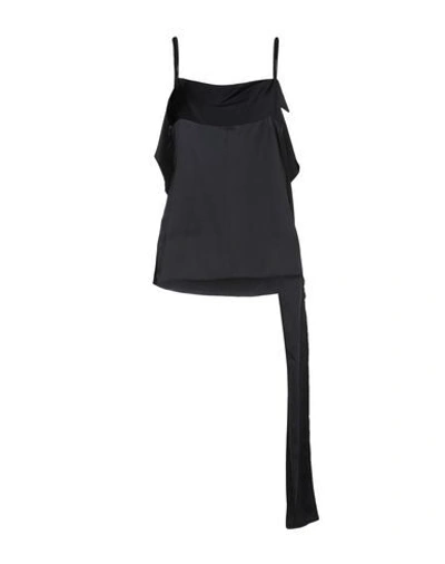 Shop Helmut Lang Woman Top Black Size 4 Viscose