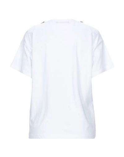 Shop Frankie Morello Woman T-shirt White Size L Cotton
