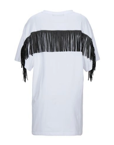 Shop Frankie Morello Woman T-shirt White Size M Cotton