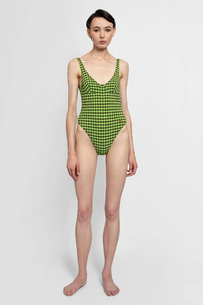 Shop Fendi Swimwear In Green