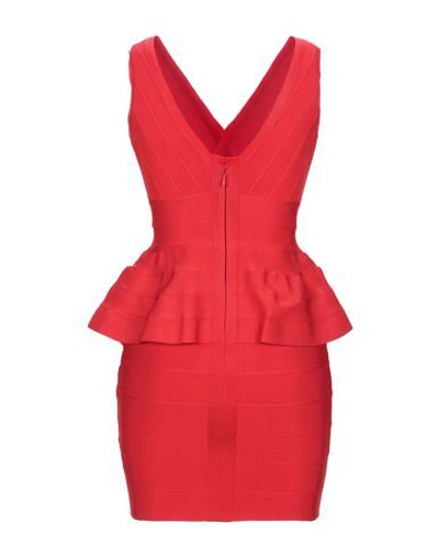 Shop Amuse Short Dress In Red
