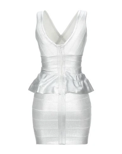 Shop Amuse Short Dresses In Light Grey