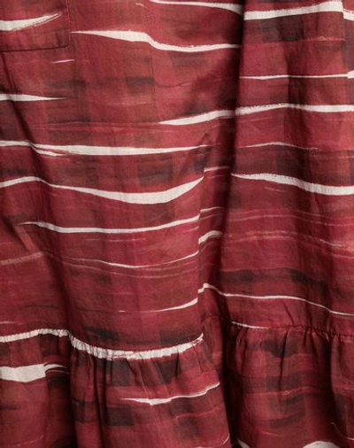 Shop Humanoid Long Skirts In Maroon