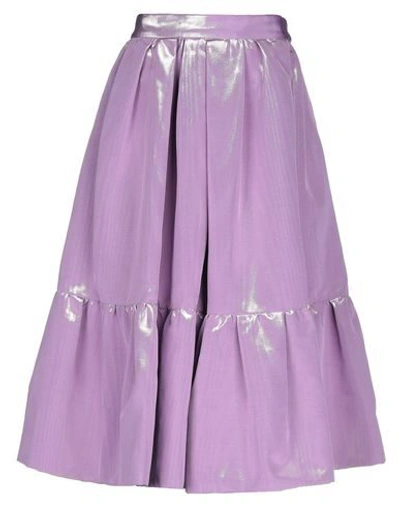 Shop Marc Jacobs 3/4 Length Skirts In Lilac