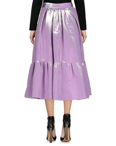 Shop Marc Jacobs 3/4 Length Skirts In Lilac