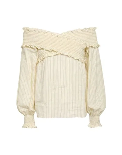 Shop Anna October Blouses In Ivory