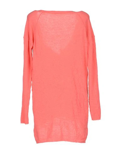 Shop Paolo Pecora Cardigan In Coral