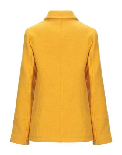 Shop Camplin Coat In Yellow