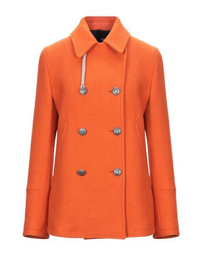 Shop Camplin Coat In Orange