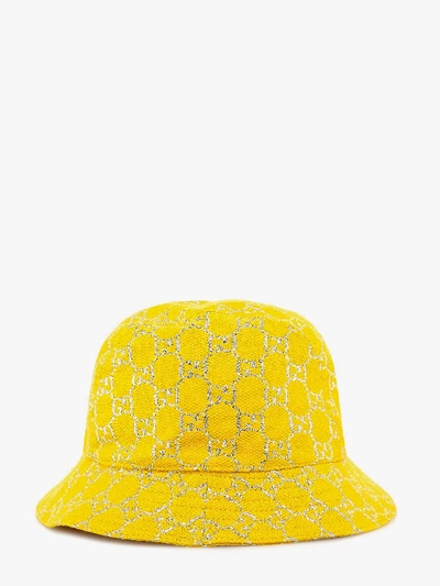 Shop Gucci Cloche In Yellow