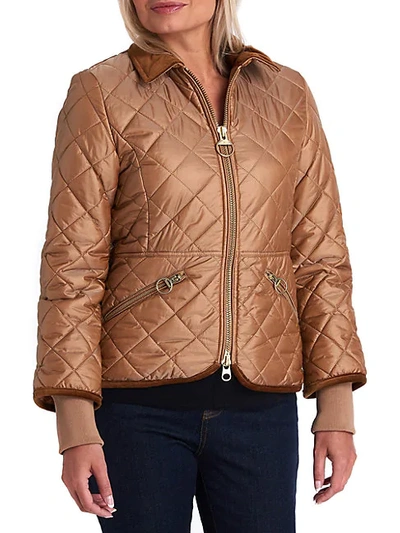 Barbour Women's Icons Quilted Jacket In Gold | ModeSens