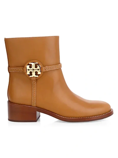 Shop Tory Burch Miller Leather Ankle Boots In Perfect Black