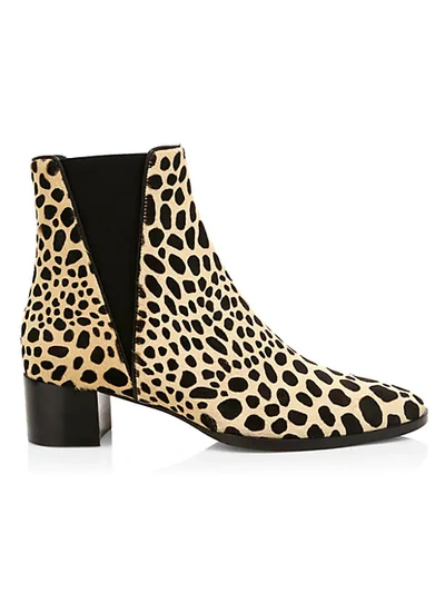 Shop Giuseppe Zanotti Judy Animal-print Calf Hair Chelsea Boots In Leopard