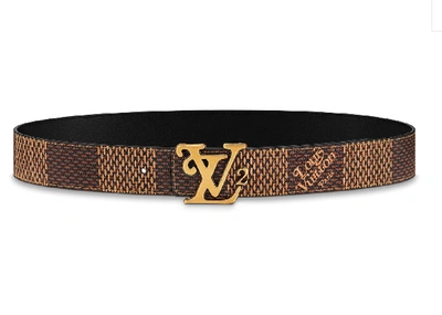Louis Vuitton X Nigo Squared Necklace Gold for Men