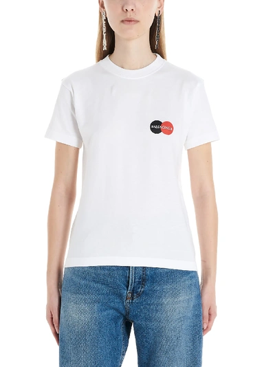Shop Balenciaga Uniform T-shirt In White