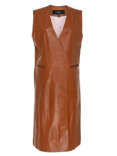 Shop Arma Kynara Dress In Brown