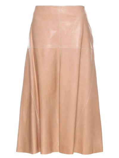 Shop Arma Fairchild Skirt In Beige