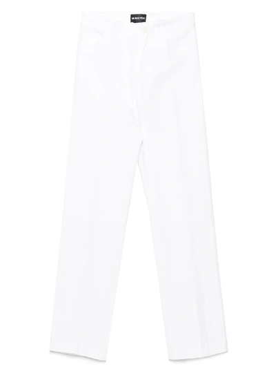 Shop Ann Demeulemeester Pants In White