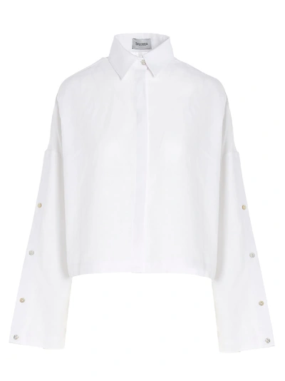 Shop Balossa Kaima Shirt In White
