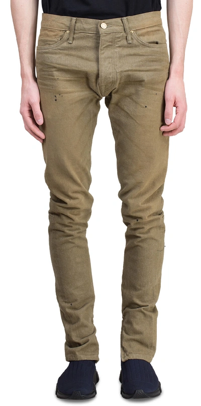 Shop Fear Of God Vintage Jeans In Brown