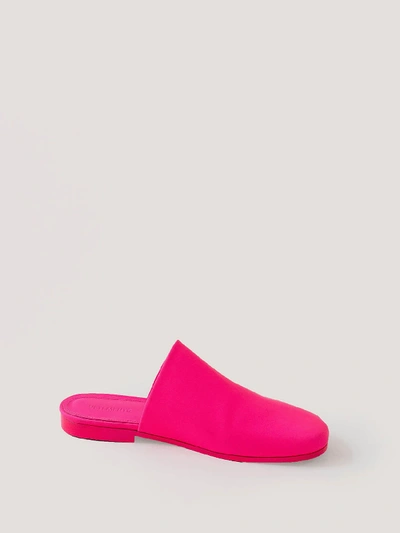 Shop Vetements Toe Shape Slippers In Pink & Purple