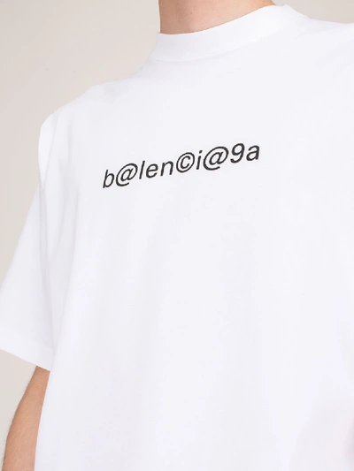 Shop Balenciaga Symbolic Large Fit T-shirt White