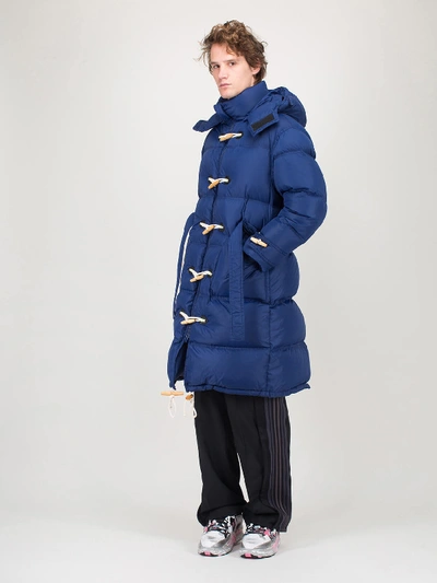 Shop Ader Error Porter Puffer Coat In Blue