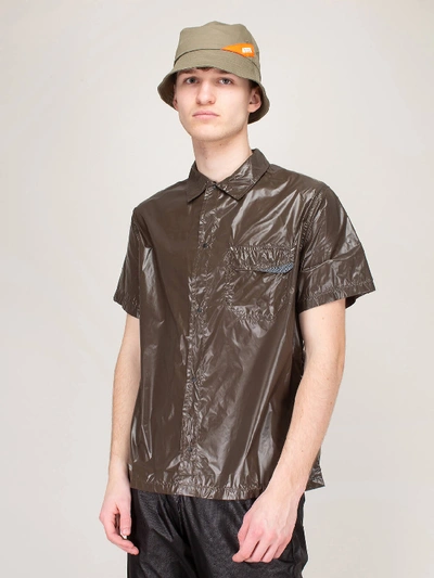 Shop Affix Ripstop Shirt Khaki In Green