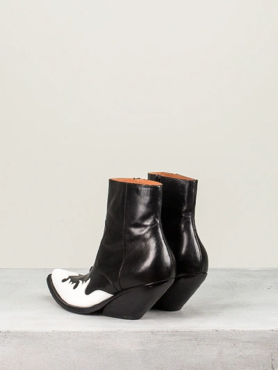 Shop Vetements Kick Ass Texan Boots In Black