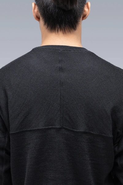 Shop Acronym Cashllama Long Sleeve Sweater In Black