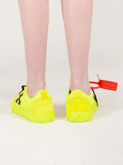 Shop Off-white Arrow Low Vulcanized Sneaker In Yellow & Orange