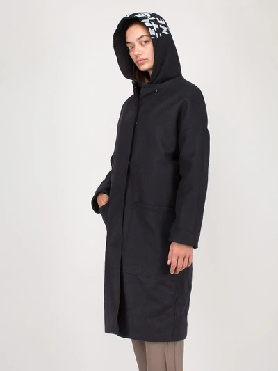 Shop Humanoid Paulin Coat Night In Black