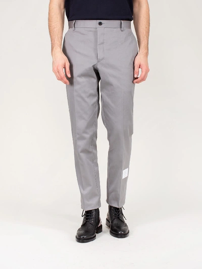 Shop Thom Browne Unconstructed Chino In Grey