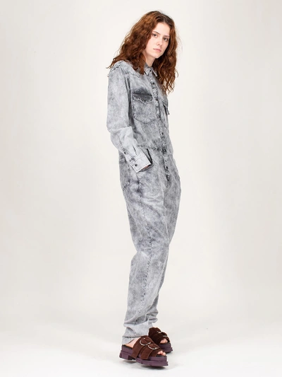Shop Isabel Marant Étoile Idesia Overall Faded In Grey