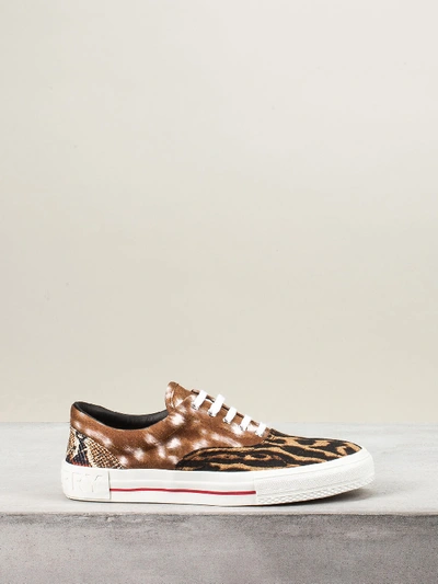 Shop Burberry Skate Multicolor Sneaker In Mixed