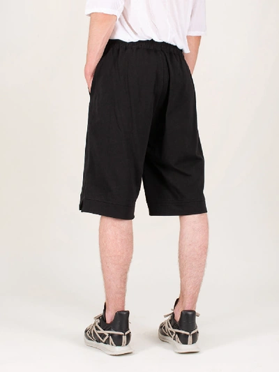 Shop Rick Owens Drawstring Karloff Boxer Black