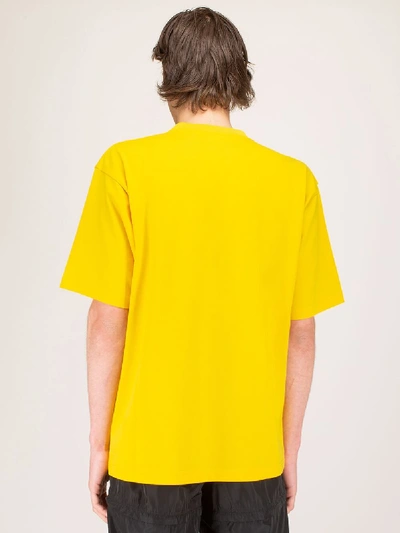 Shop Balenciaga X-rated Large Fit T-shirt In Yellow & Orange