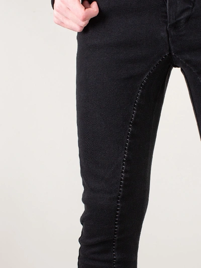 Shop Thom Krom Black Pant Denim 5 Pocket