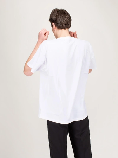 Shop Burberry Jwear T-shirt In White