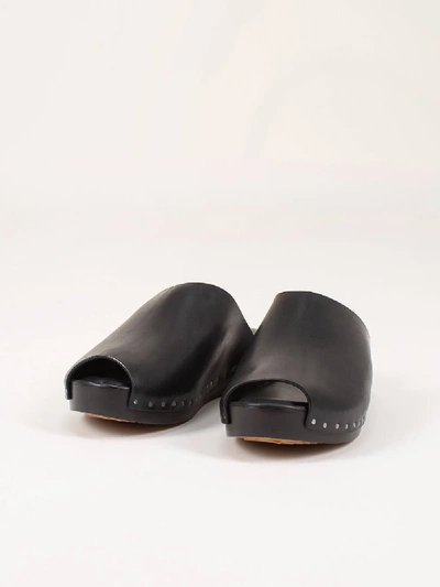 Shop Rick Owens Island Clogs In Black