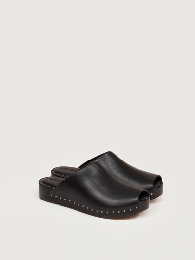 Shop Rick Owens Island Clogs In Black