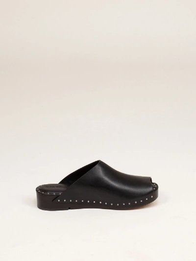 Shop Rick Owens Island Clogs In Black