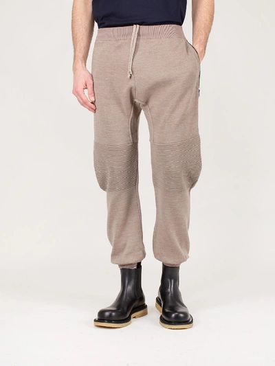 Shop Bottega Veneta Pants Straw In Beige