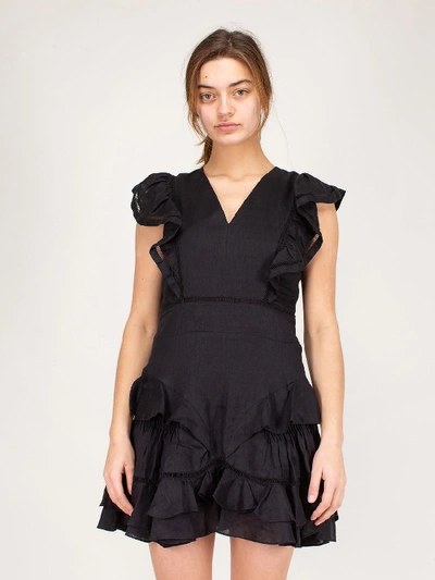 Shop Isabel Marant Étoile Audrey Dress Black