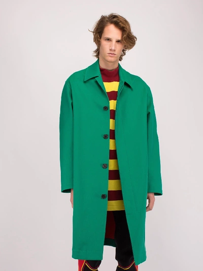 Shop Calvin Klein 205w39nyc Coat Green