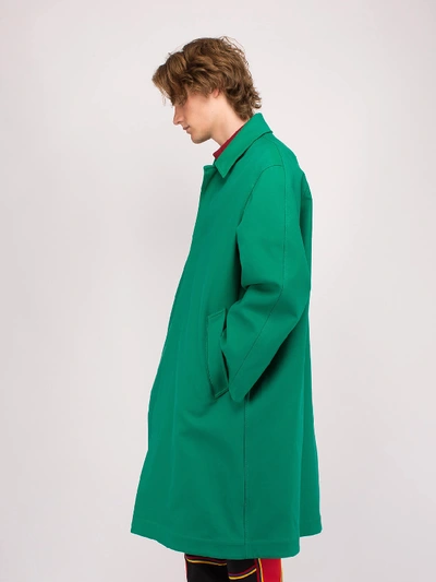 Shop Calvin Klein 205w39nyc Coat Green